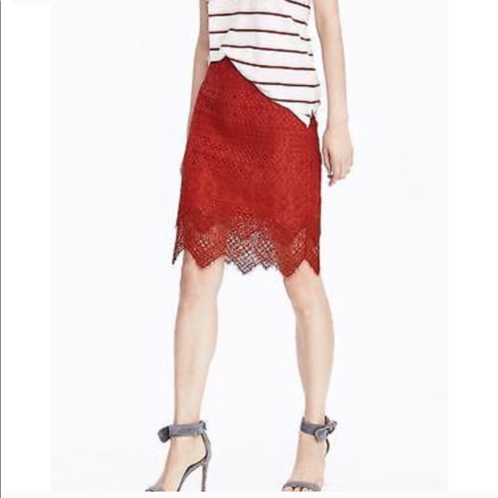 Banana Republic Lace skirt